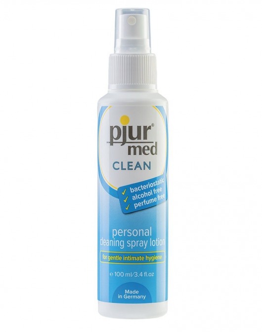 Гигиенический спрей pjur MED Clean Spray - 100 мл. - Pjur - купить с доставкой в Химках