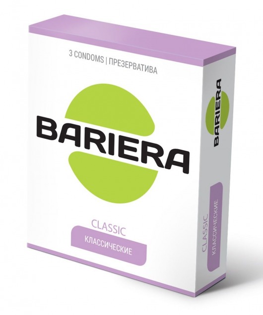 Классические презервативы Bariera Classic - 3 шт. - Bariera - купить с доставкой в Химках