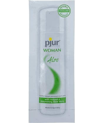 Лубрикант на водной основе pjur WOMAN Aloe - 2 мл. - Pjur - купить с доставкой в Химках