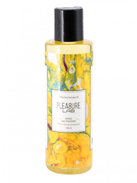 Массажное масло Pleasure Lab Refreshing с ароматом манго и мандарина - 100 мл. - Pleasure Lab - купить с доставкой в Химках