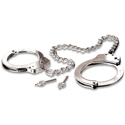 Металлические наручники Metal Leg Cuffs - Pipedream - купить с доставкой в Химках