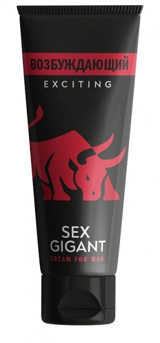 Возбуждающий крем для мужчин Sex Gigant - 80 мл. - Миагра - купить с доставкой в Химках