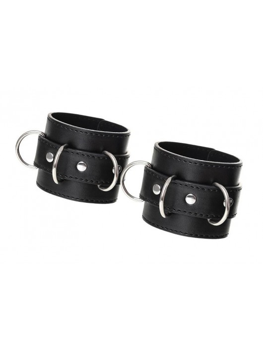 Черные наручники Anonymo на сцепке - ToyFa - купить с доставкой в Химках
