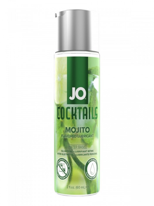 Вкусовой лубрикант на водной основе JO Cocktails Mojito - 60 мл. - System JO - купить с доставкой в Химках