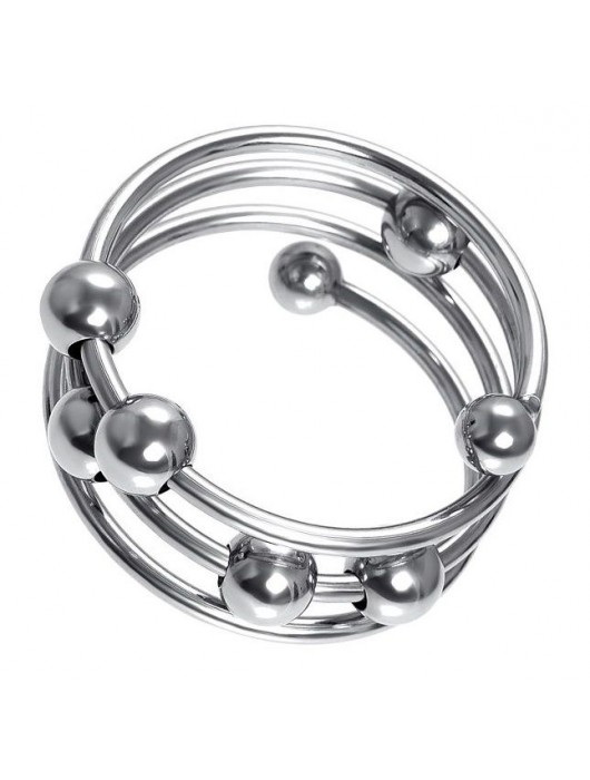 Большое металлическое кольцо под головку пениса - ToyFa - купить с доставкой в Химках