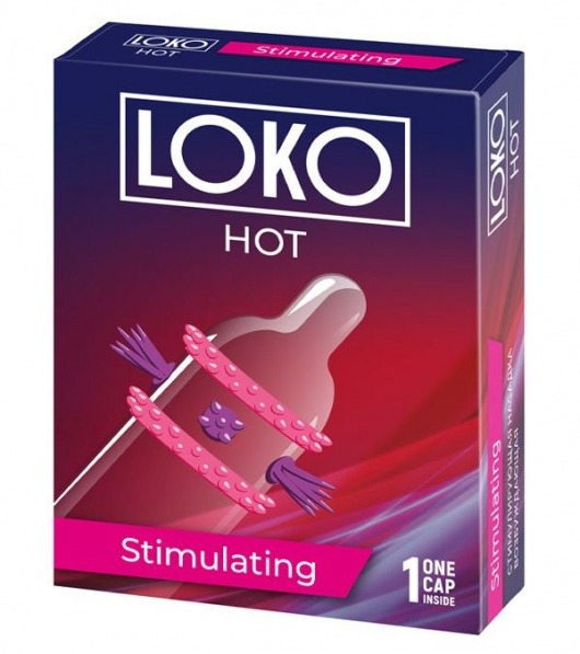 Стимулирующая насадка на пенис LOKO HOT с возбуждающим эффектом - Sitabella - в Химках купить с доставкой