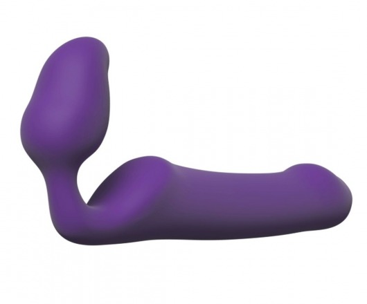 Фиолетовый безремневой страпон Queens L - Adrien Lastic - купить с доставкой в Химках