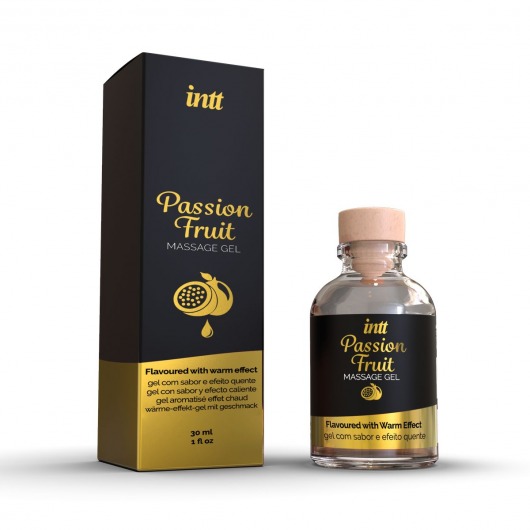 Массажный гель с ароматом маракуйи Passion Fruit - 30 мл. - INTT - купить с доставкой в Химках