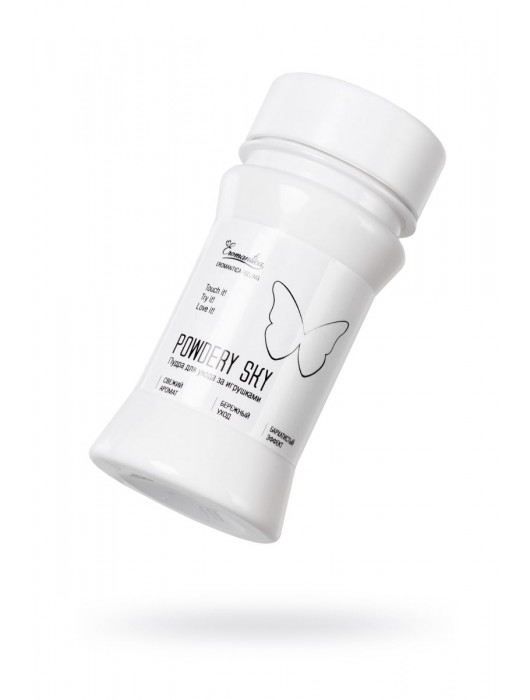 Пудра для ухода за игрушками Powdery Sky с ароматом мяты - 40 гр. - Eromantica - купить с доставкой в Химках