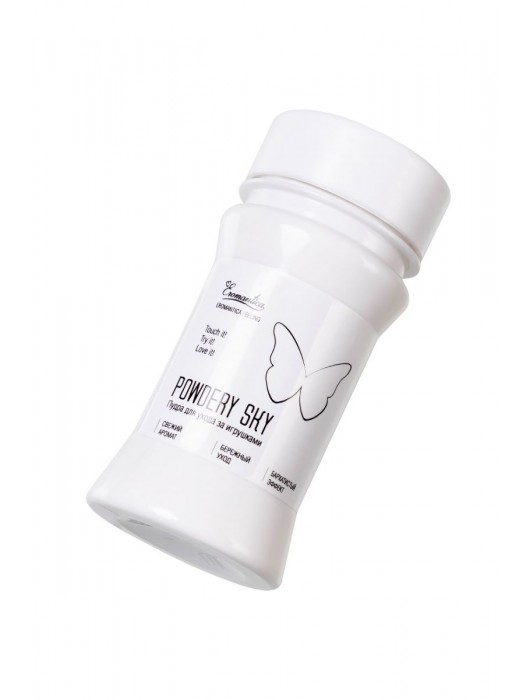 Пудра для ухода за игрушками Powdery Sky с ароматом мяты - 40 гр. - Eromantica - купить с доставкой в Химках