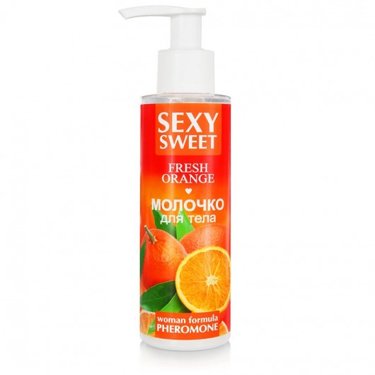 Молочко для тела с феромонами и ароматом апельсина Sexy Sweet Fresh Orange - 150 гр. -  - Магазин феромонов в Химках