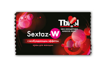 Возбуждающий крем для женщин Sextaz-W в одноразовой упаковке - 1,5 гр. - Биоритм - купить с доставкой в Химках