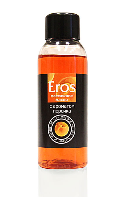 Массажное масло Eros exotic с ароматом персика - 50 мл. - Биоритм - купить с доставкой в Химках