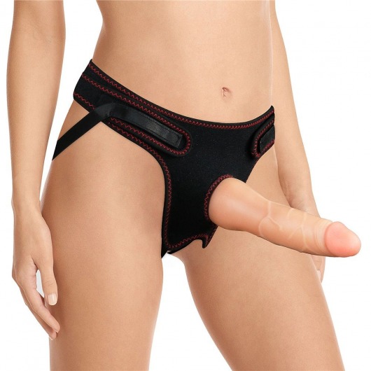 Женский страпон Easy Strapon Set 7.5 - 19 см. - Lovetoy - купить с доставкой в Химках