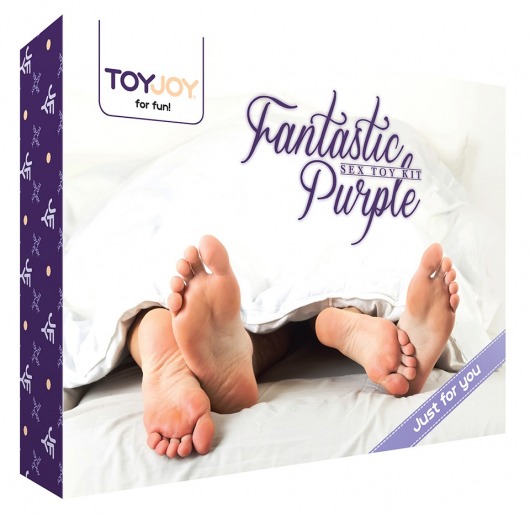 Эротический набор FANTASTIC PURPLE SEX TOY KIT - Toy Joy - купить с доставкой в Химках