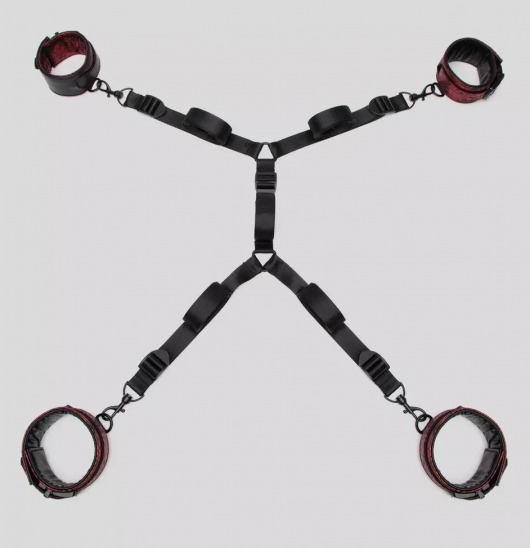 Изысканный набор фиксаций на кровати Reversible Under Mattress Restraint Set - Fifty Shades of Grey - купить с доставкой в Химках