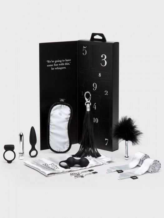 Эротический набор Pleasure Overload 10 Days of Play Gift Set - Fifty Shades of Grey - купить с доставкой в Химках