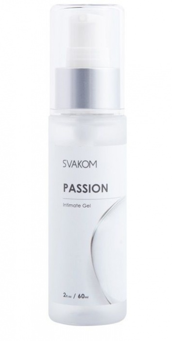 Смазка на водной основе Passion Intimate Gel - 60 мл. - Svakom - купить с доставкой в Химках