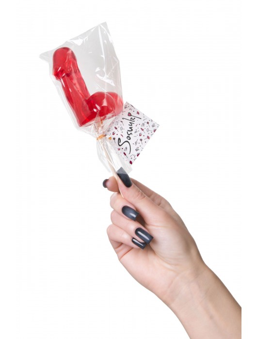 Красный леденец в форме фаллоса со вкусом виски - Sosuчki - купить с доставкой в Химках