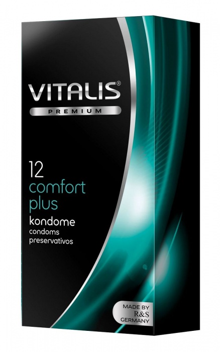 Контурные презервативы VITALIS PREMIUM comfort plus - 12 шт. - Vitalis - купить с доставкой в Химках