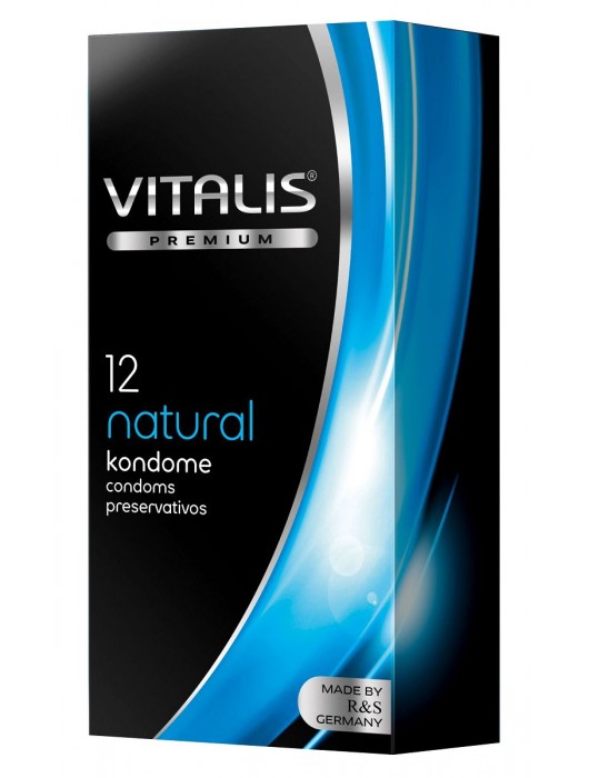 Классические презервативы VITALIS PREMIUM natural - 12 шт. - Vitalis - купить с доставкой в Химках
