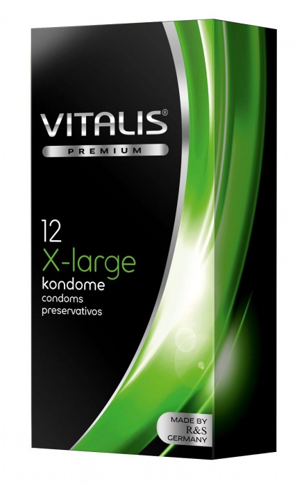 Презервативы увеличенного размера VITALIS PREMIUM x-large - 12 шт. - Vitalis - купить с доставкой в Химках