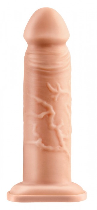 Телесный реалистичный фаллоимитатор с полостью Silicone Hollow Extension - 20 см. - Pipedream - купить с доставкой в Химках