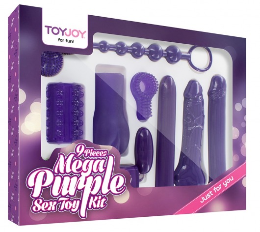 Эротический набор Toy Joy Mega Purple - Toy Joy - купить с доставкой в Химках