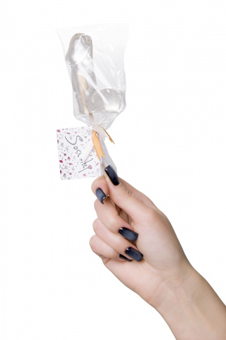 Прозрачный леденец в форме фаллоса со вкусом пина колады - Sosuчki - купить с доставкой в Химках