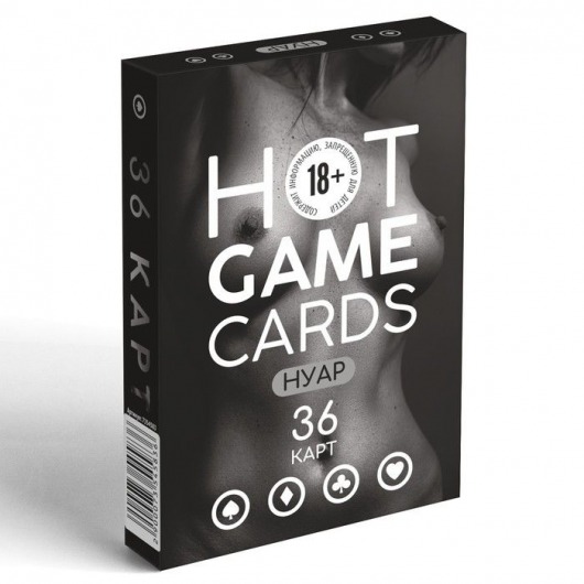 Игральные карты HOT GAME CARDS НУАР - 36 шт. - Сима-Ленд - купить с доставкой в Химках