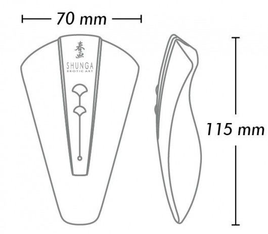 Фиолетовый клиторальный вибростимулятор OBI - Shunga