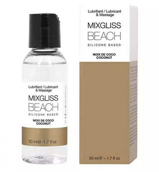 Смазка на силиконовой основе Mixgliss Beach - 50 мл. - Mixgliss - купить с доставкой в Химках