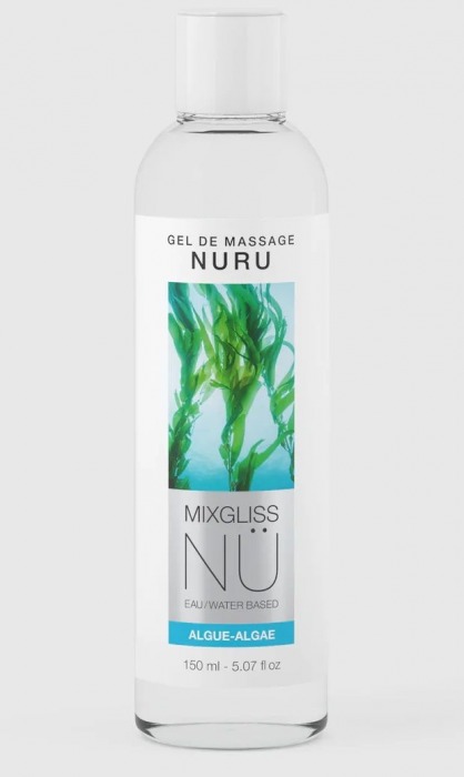 Массажный гель на водной основе Mixgliss NU Algae - 150 мл. - Mixgliss - купить с доставкой в Химках