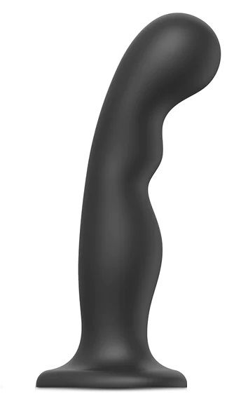 Черная насадка Strap-On-Me Dildo Plug P G size XXL - Strap-on-me - купить с доставкой в Химках