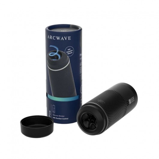Черный мастурбатор с контролем всасывания Arcwave Pow Stroker - Arcwave - в Химках купить с доставкой