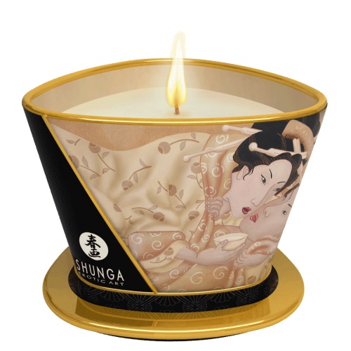 Массажная свеча Vanilla Fetish с ароматом ванили - 170 мл. - Shunga - купить с доставкой в Химках