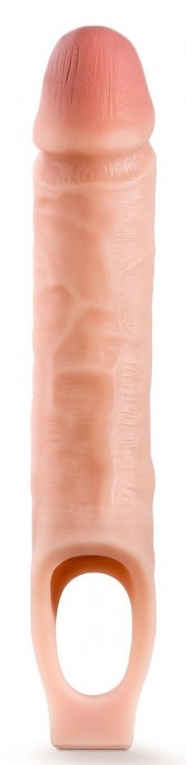 Телесная насадка на пенис 10 Inch Cock Sheath Extender - 25 см. - Blush Novelties - в Химках купить с доставкой