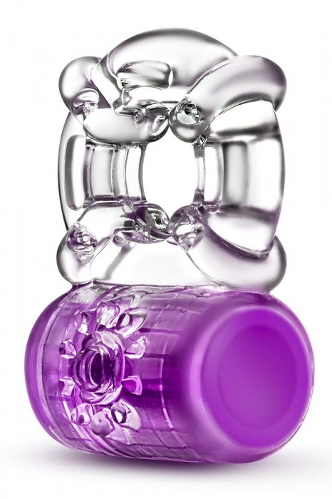 Фиолетовое эрекционное виброкольцо Pleaser Rechargeable C-Ring - Blush Novelties - в Химках купить с доставкой