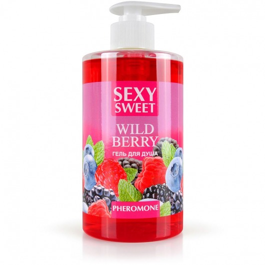 Гель для душа Sexy Sweet Wild Berry с ароматом лесных ягод и феромонами - 430 мл. -  - Магазин феромонов в Химках