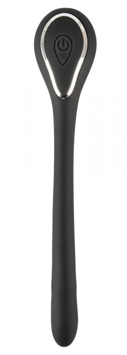 Черный гибкий уретральный стимулятор с вибрацией Vibrating Bendable Dilator - 13,5 см. - Orion - купить с доставкой в Химках