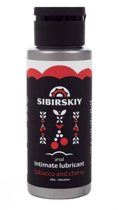Анальный лубрикант на водной основе SIBIRSKIY с ароматом вишни и табака - 100 мл. - Sibirskiy - купить с доставкой в Химках