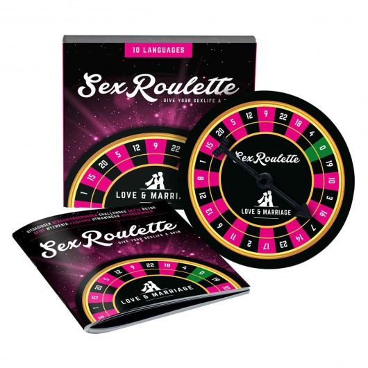 Настольная игра-рулетка Sex Roulette Love   Marriage - Tease&Please - купить с доставкой в Химках
