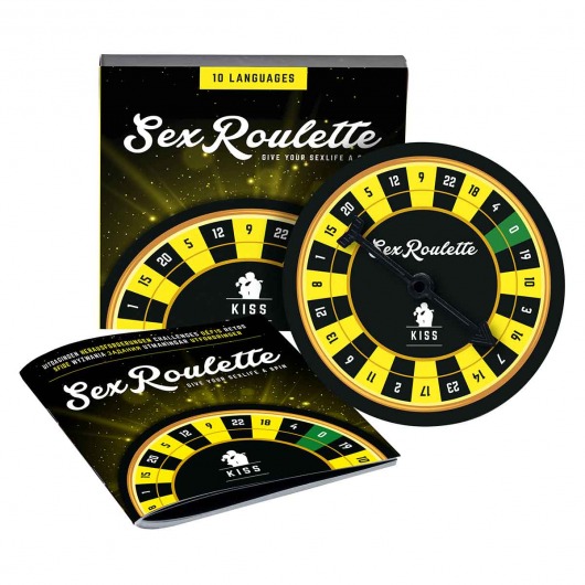 Настольная игра-рулетка Sex Roulette Kiss - Tease&Please - купить с доставкой в Химках