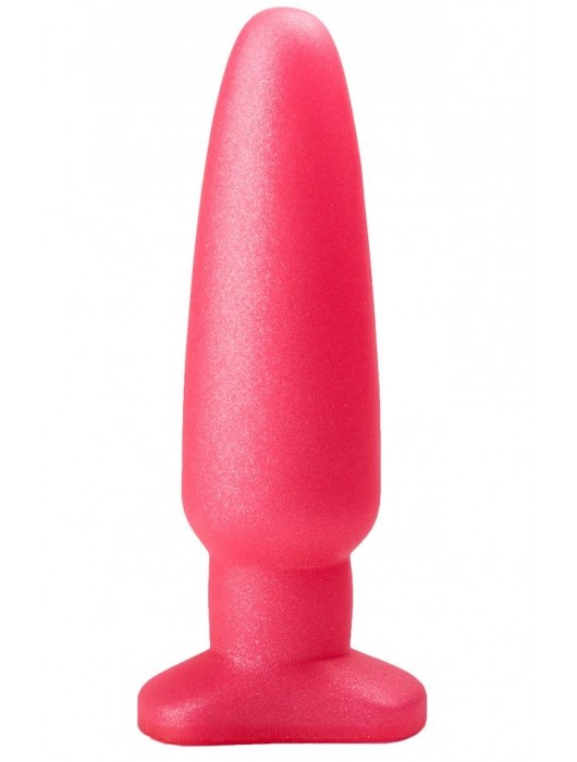 Гладкий розовый анальный плаг - 18,5 см. - LOVETOY (А-Полимер)