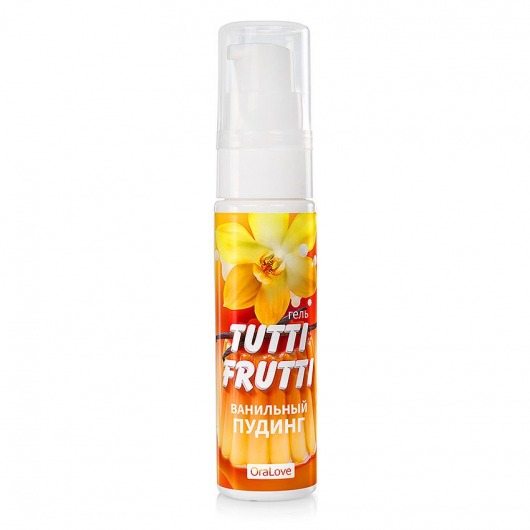 Интимный гель на водной основе Tutti-Frutti  Ванильный пудинг  - 30 гр. - Биоритм - купить с доставкой в Химках