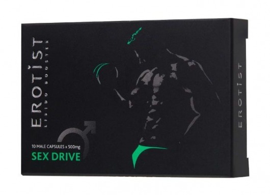 Капсулы для мужчин для повышения либидо Erotist SEX DRIVE - 10 капсул (500 мг.) - Erotist Libido Booster - купить с доставкой в Химках
