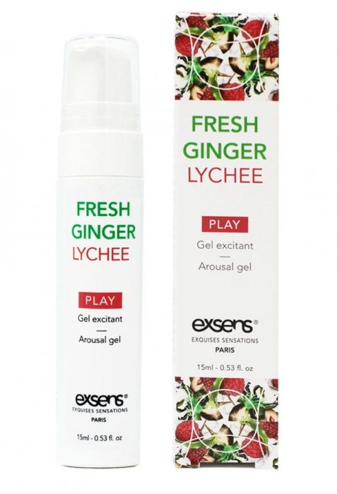 Возбуждающий гель Fresh Ginger Lychee Arousal Gel - 15 мл. - Exsens - купить с доставкой в Химках
