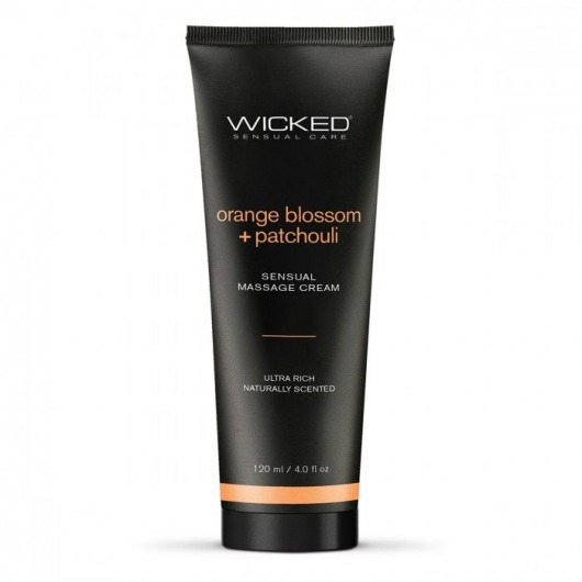 Массажный легкий крем WICKED Orange Blossom plus Patchouli - 120 мл. - Wicked - купить с доставкой в Химках