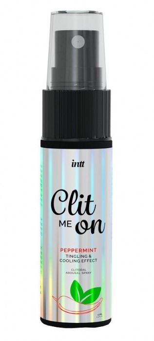 Клиторальный возбуждающий спрей Clit Me On Peppermint - 12 мл. - INTT - купить с доставкой в Химках