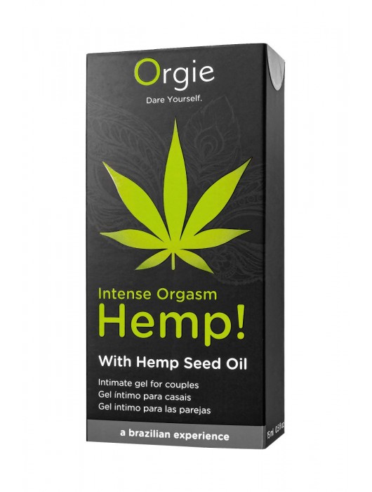 Возбуждающий интимный гель для пар ORGIE Hemp Intense Orgasm - 15 мл. - ORGIE - купить с доставкой в Химках